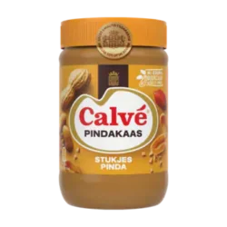 Calvé Pindakaas met stukjes pinda 650 gram