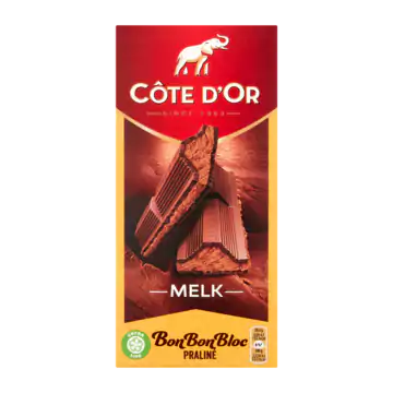 Cote dOr Bon Bon Bloc Praline Melk 200g Côte d'Or Bon Bon Bloc Praliné Milk