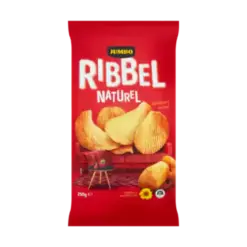 Jumbo Ribbel Natural Chips