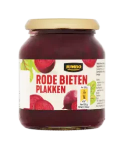 Jumbo Rode Bieten plakken