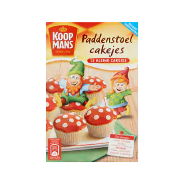 Koopmans Mix for Mushroom Cupcakes