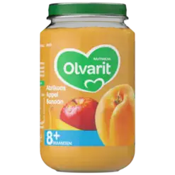 Olvarit Abrikoos Appel Banaan 8+ Maanden