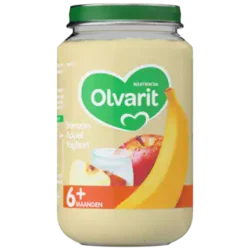 Olvarit Banaan Appel Yoghurt 6+