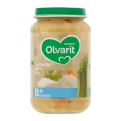 Olvarit Courgette Witvis Rijst 8+