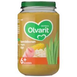 Olvarit Green Beans Ham Rice 6+