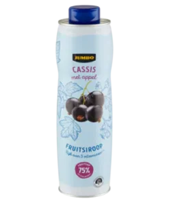 Jumbo Fruitsiroop Cassis met appel