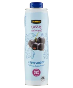 Jumbo Fruitsiroop Cassis met appel