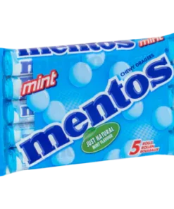 Mentos Mint Rollen Snoep Pepermunt 5-pack