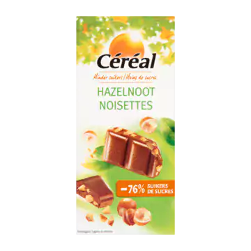 Céréal Hazelnoot Minder Suikers