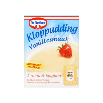 Dr. Oetker Kloppudding Vanille Dr. Oetker Pudding Vanilla
