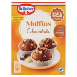 Dr. Oetker Muffins Chocolade 345g Dr. Oetker Muffins Chocolade