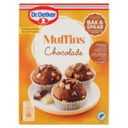 Dr. Oetker Muffins Chocolade 345g Dr. Oetker Muffins Chocolade