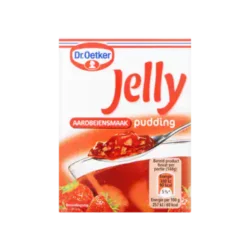 Dr. Oetker Jelly Aardbeiensmaak Pudding