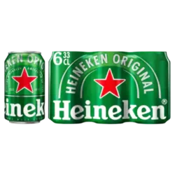 Heineken Premium Pilsener Can 6 x 33cl Heineken Premium Pilsener Can