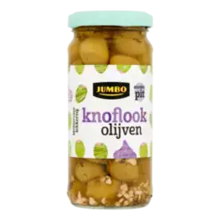 Jumbo Garlic Olives Without Pit