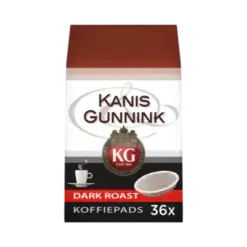 Kanis and Gunnink Dark roast coffee pods