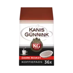 Kanis and Gunnink Dark roast coffee pods
