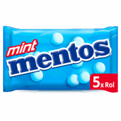 Mentos Mint Rolls Candy Peppermint 5-pack