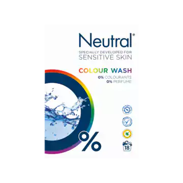 Neutral color detergent powder