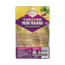 Patak's Knoflook en Kruiden Mini Naans