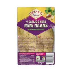 Patak's Garlic and Herbs Mini Naans