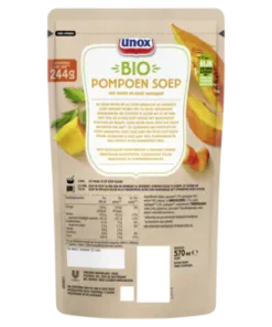 Unox Biologische Soep Biologische Pompoen