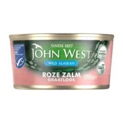 John West wilde roze zalm zonder vel en graat