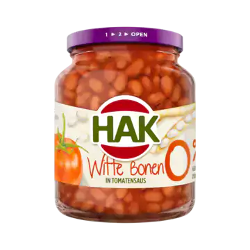 Hak Witte Bonen in Tomatensaus 0%