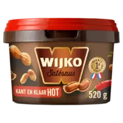 Wijko Satésaus hot kant en klaar 520g