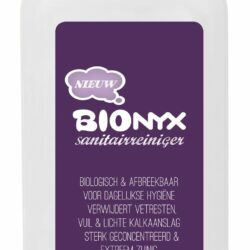 products etiket barcode bionyx 750ml fles sanitairreiniger voor 250x250 1 Actions