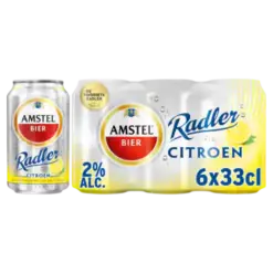 Amstel Radler Beer Lemon Can 6 x 33cl Amstel Radler Beer Lemon Can 6 x 33cl