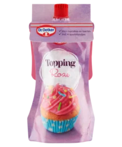 Dr. Oetker Topping Pink Cupcake Cake Embellishment