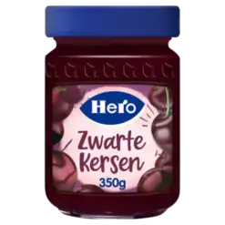 Hero Fruitspread Zwarte Kersen