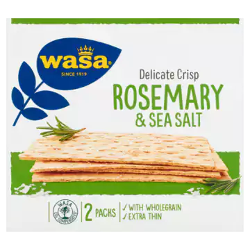 Wasa Delicate Crisp Rosemary Sea Salt