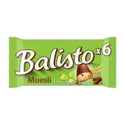 Balisto muesli chocoladereep 6 stuks Balisto muesli chocoladereep 6 stuks