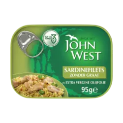 John West Sardinenfilets ohne Knochen in extra vergine Olivenöl