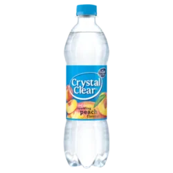 Crystal Clear Sparkling Peach Bottle