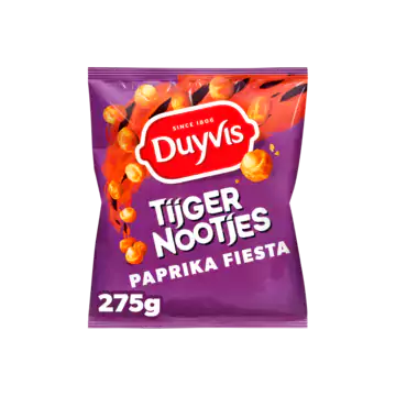 Duyvis Tijgernootjes Paprika Fiesta Smaak Duyvis Tijgernootjes Paprika Fiesta Smaak