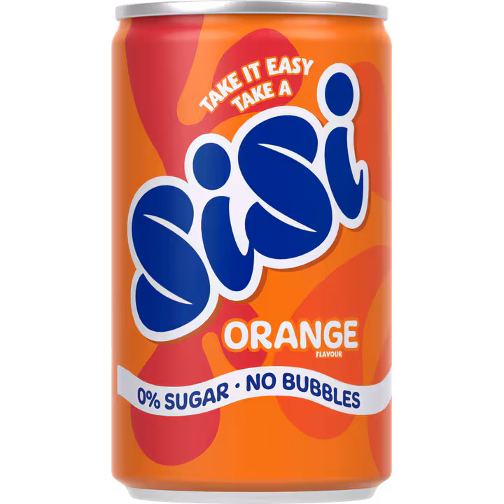 Sisi No Bubbles Orange Blik 0%