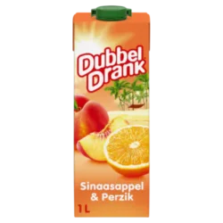 DubbelDrank Sinaasappel en Perzik