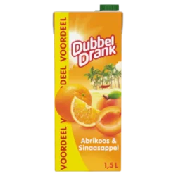 DubbelDrank Abrikoos-Sinaasappel