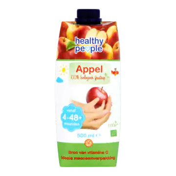 Healthy People Appel 100 Biologisch Fruitsap Vanaf 4 48 Maanden Healthy People Appel 100% Biologisch Fruitsap Vanaf 4-48+ Maanden