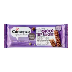 Consenza Gluten Free Choco Teff Fingers