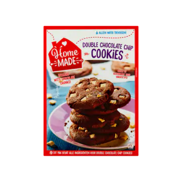 HomeMade Complete Mix voor Double Chocolate Cookies HomeMade Complete Mix voor Double Chocolate Cookies