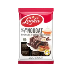 Lonka Soft Nougat Dark Chocolate & Peanuts