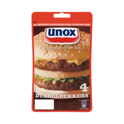 Unox Hamburgers Double Decker