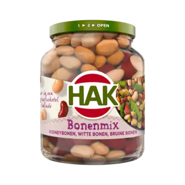 Hak Bonenmix Kidneybonen, Witte Bonen, Bruine Bonen