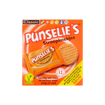 Punselie Syrup Cookies Classic 12 Pieces