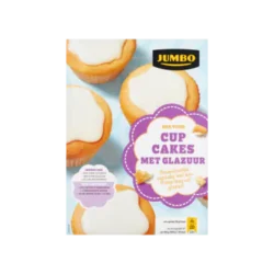 Jumbo Cupcakesmischung mit Glasur