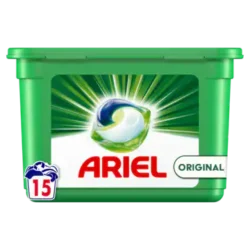 Ariel All-in-1 PODS, Vloeibaar Wasmiddel Wasmiddelcapsules Original 15 Wasbeurten
